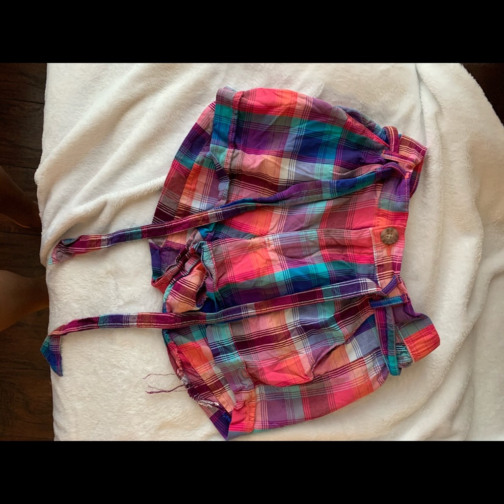 Colorful Plaid Shorts